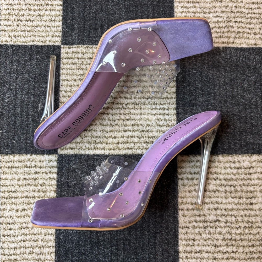 Cape Robbin Purple Heels BNWOB